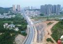 朱砂罗大桥扩建工程进入冲刺阶段，完成工程量近七成